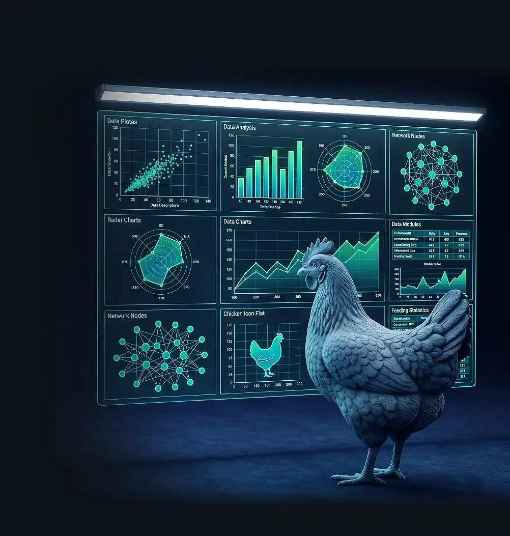 fondo gallina columna